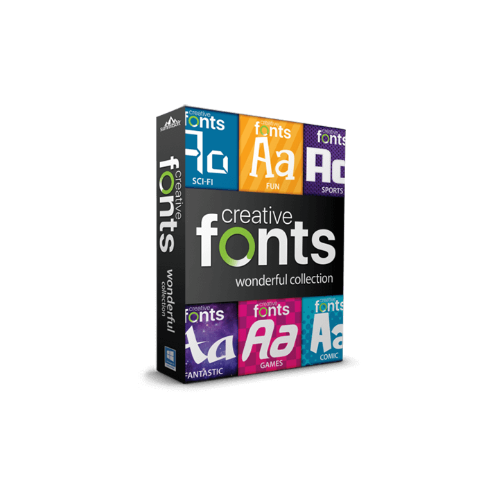Creative Fonts Wonderful Collection