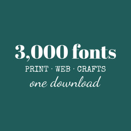 3000 Creative Fonts - Download - Windows — type specimen